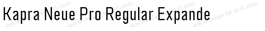 Kapra Neue Pro Regular Expanded Rou字体转换